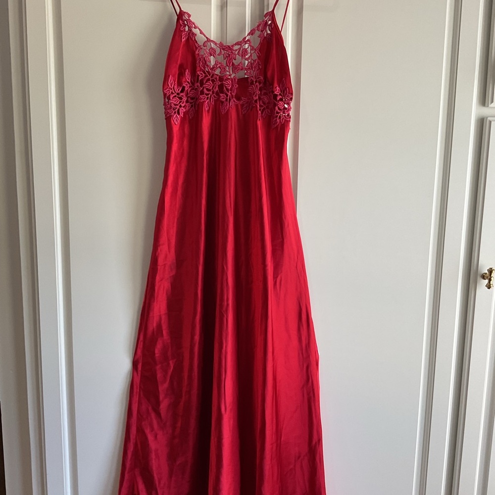 Vintage Red 80s/90s Slip Dress